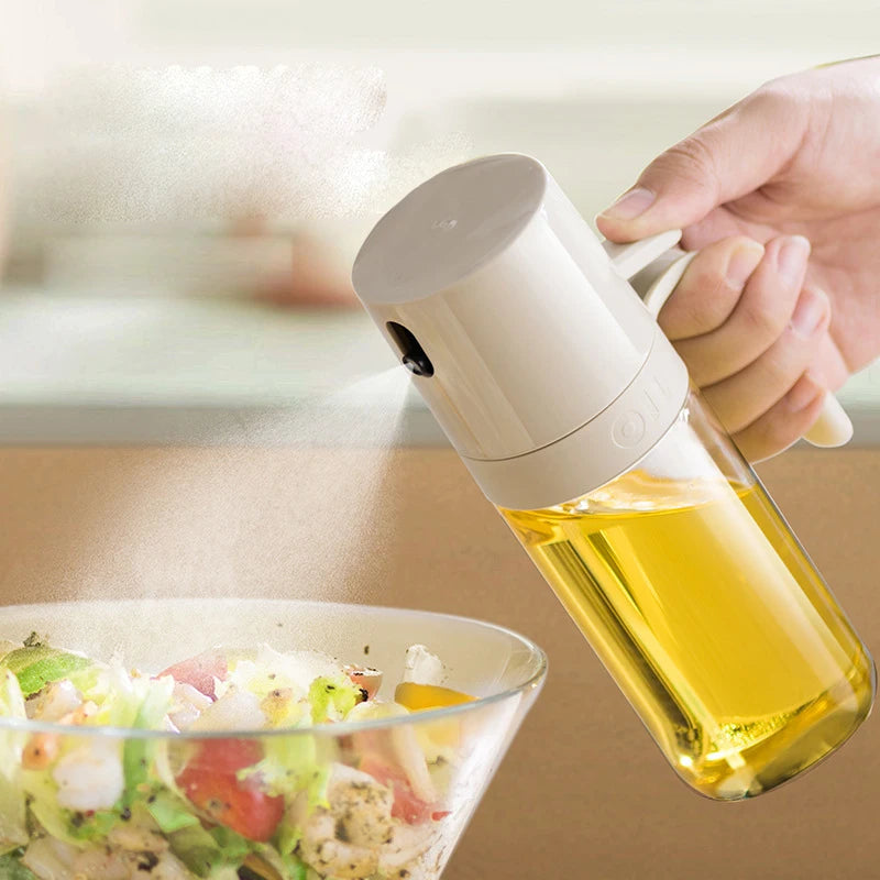 Frasco de spray de óleo 250ml, vidro com alto