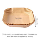 Conjunto de 50 Papéis de Pergaminho Descartáveis para Fritadeira