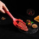 2 em 1 Pinça Flip para Ovos, Panquecas e Torradas Francesas